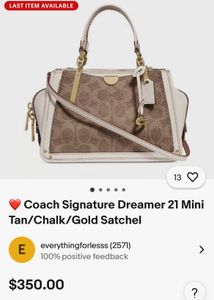 Coach Signature Dreamer 21 Mini