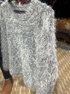 Fur/bhalu Sweater Korean Top For Girls.