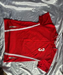 RED OVERSIZE JERSEY