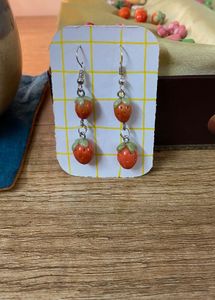 Strawberry Dangle Earrings