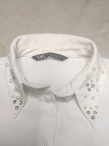 Zara White Top