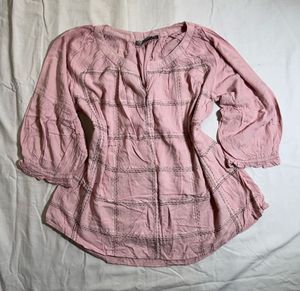 Pink Embellished Top