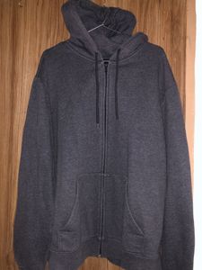 Hooded Zipper Regular Oversized Jacket