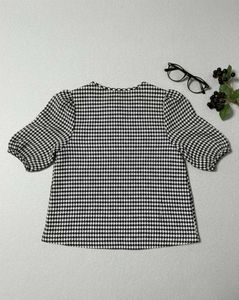 Girl&#39;s Checked Top