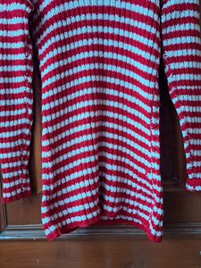 Hand Knit Crochet Sweater