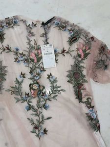 Embroidered Floral Top