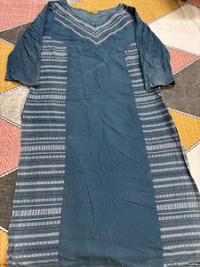 Aurelia Cotton Kurti With Embroidery Patterns