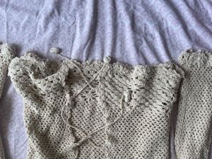 Pinteresty Crochet Lace-Up Top