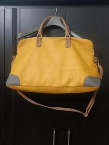 Oriflame Mustered Colour Hand Bag