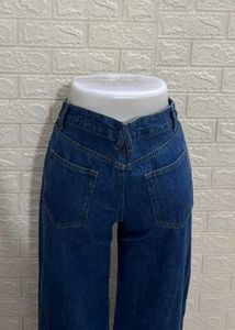 Wide Leg Denim Jeans