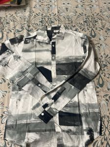 INC Abstract Print Shirt