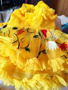 Cute Yellow Party Dress