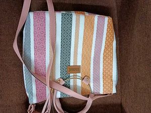 Striped Tote Bag