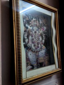 Framed Ganesha Artwork