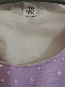 Lavender Dress with Shrug