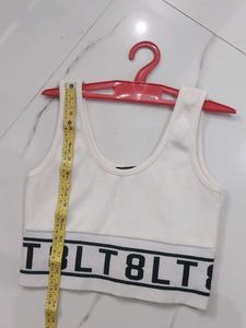 Ribbed Sleeveless Korean Top