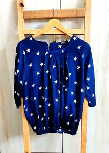 Star Print Top size-36