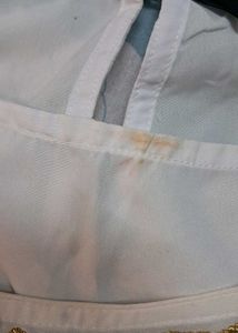 Elegant White Embellished Top