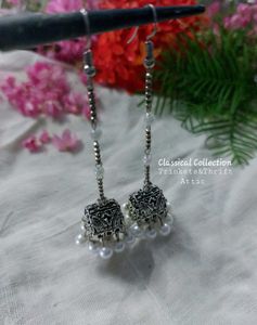 Jhumka Chain Earrings