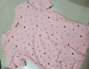 Casual Wear Light Pink Western Top