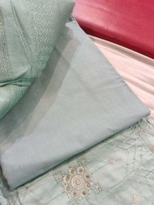 Embroidered Kurti Material