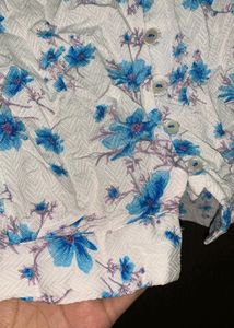 Floral Korean Style Tops For Girls Womens