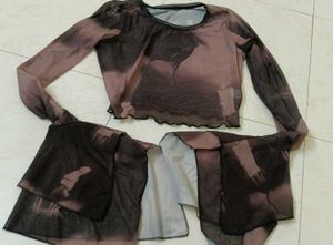 mesh crop top