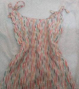 short Kurti Chikankari