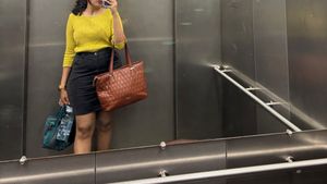 Black Denim Skirt