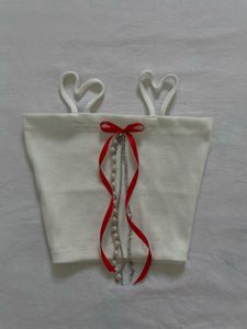 White Spaghetti Strap Tank