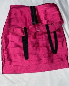 Bebe Lucca Hot Pink Short Dress XS(ORIGINAL)