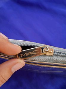 Mac Silver Pouch