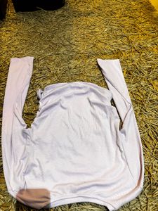 Tokyo Talkies Crop Full Sleeve Skin Tight Top