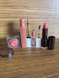 Set Of 3 Lipsticks & A Blush