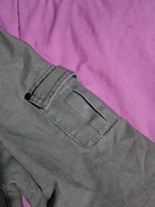 Olive Green Denim Jacket From Original Start Jeans