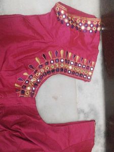 Embroidered Pink Blouse