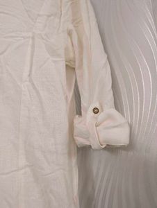 W White Cotton Kurti