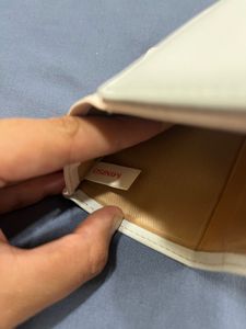 Pastel blue miniso wallet