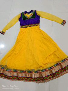 🟡 HALDY FUNCTION YELLOW BEAUTIFUL GOWN