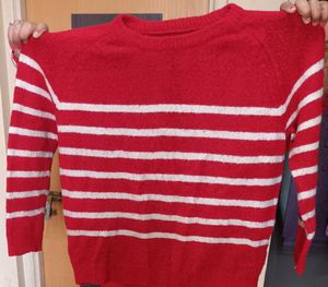 Striped Red Sweater