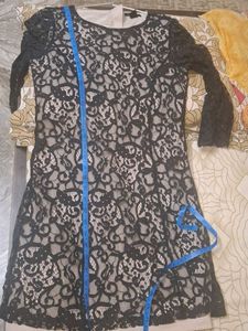 Net One Peace Dress For Girls