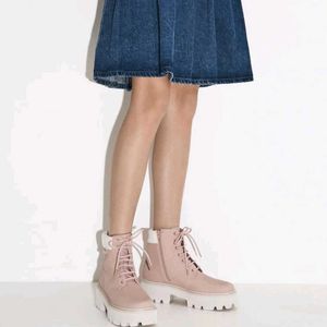 Pink Heel Boots