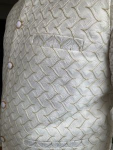 Ivory Patterned Kurta Set