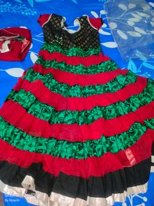 Festive Indian Anarkali Dress