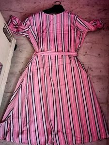 Striped Pink Dress