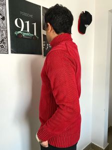 Red Tommy Hilfiger Sweater