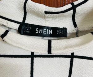 SHEIN CHECKED CROP TOP FOR GIRLS