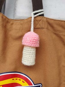 Crochet Mushroom 🍄 Lipstick Holder