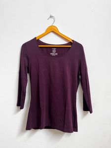 Burgundy Tshirt