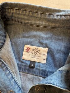 TBY denim shirt men